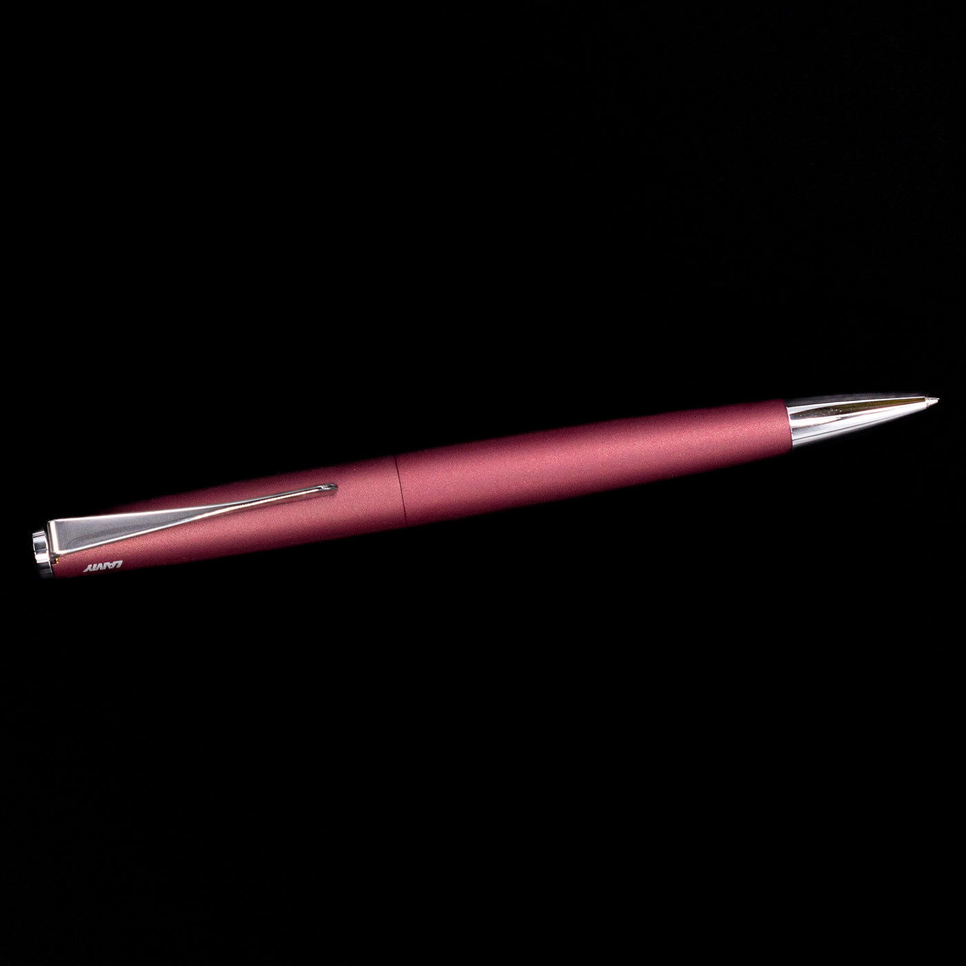 An overhead shot of the LAMY Studio ballpoint pen orion.