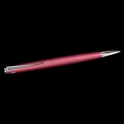 An overhead shot of the LAMY Studio ballpoint pen orion.