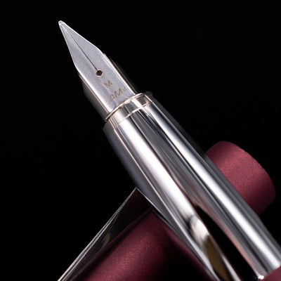 LAMY Studio Orion Fountain Pen stainless steel nib closeup