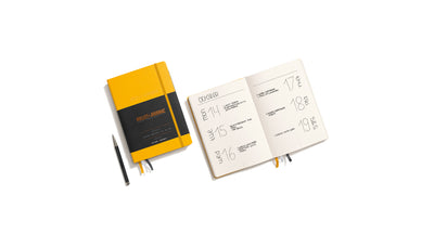 Leuchtturm Bullet Journal Edition 2 Hardcover A5 Dotted Notebook - Yellow24 inside