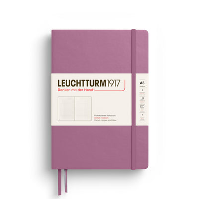 Leuchtturm Hardcover A5 Dotted Notebook - Dusty Rose