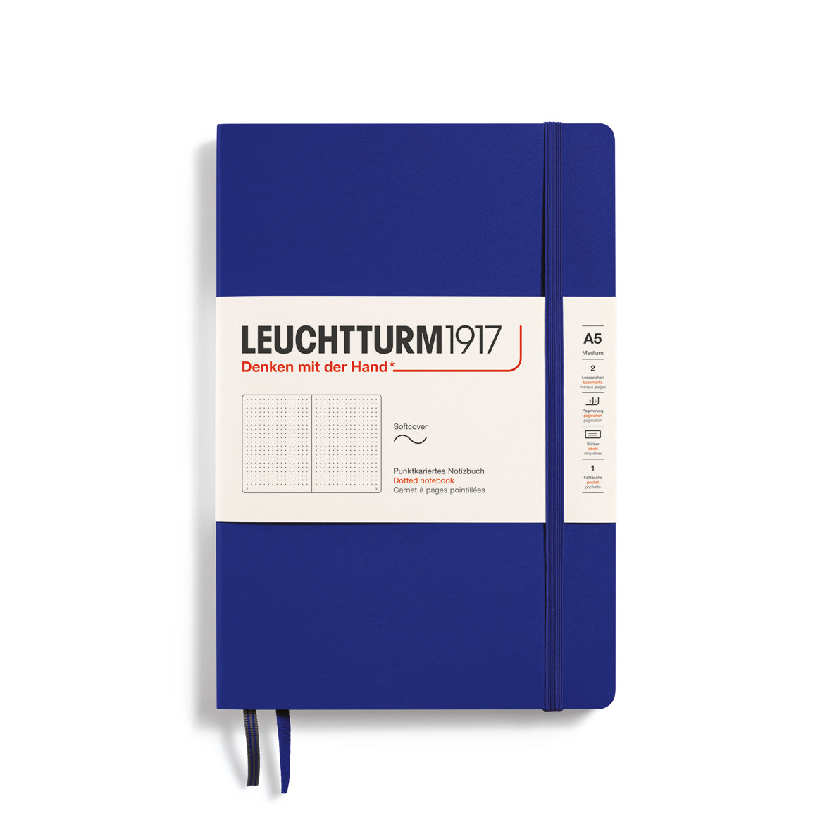 Leuchtturm Softcover A5 Dotted Notebook - Ink