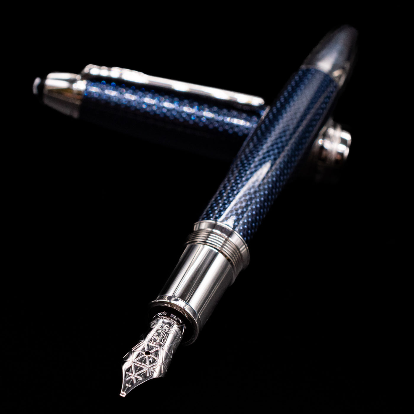 montblanc meisterstuck blue hour with a custom nib grind