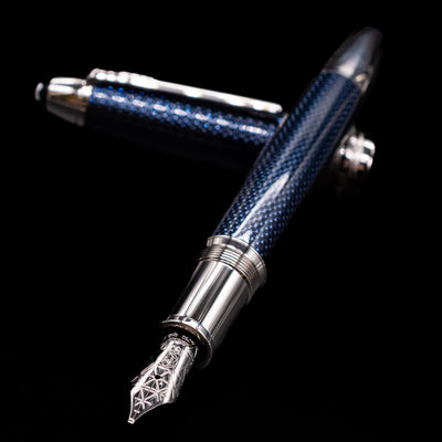 montblanc meisterstuck blue hour with a custom nib grind