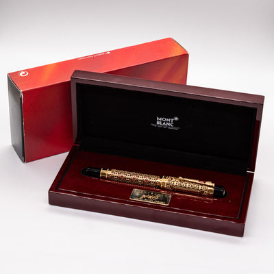 Montblanc Patron of Art Semiramis Fountain Pen inside packaging