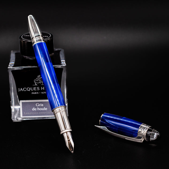 MONTBLANC STARWALKER COOL-BLUE ボールペン Montblanc Starwalker Cool Blue Fountain Pen - Preowned – Truphae