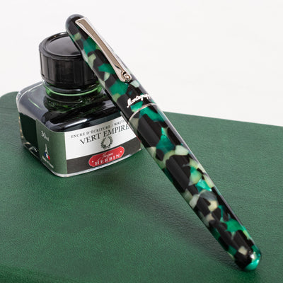Montegrappa Elmo 01 Fountain Pen - Emerald Green capped