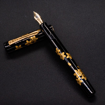 Namiki Chinkin Yukari Cherry Blossoms Fountain Pen lacquered metal