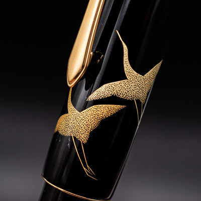 Namiki Chinkin Yukari Crane Fountain Pen artwork