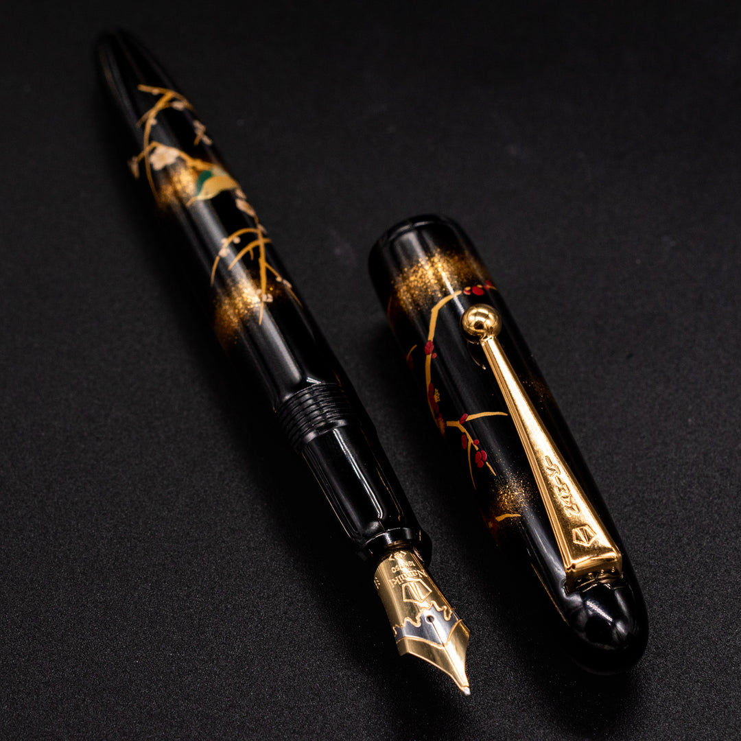 Namiki Yukari Apricot Tree and Warbler Fountain Pen – Truphae