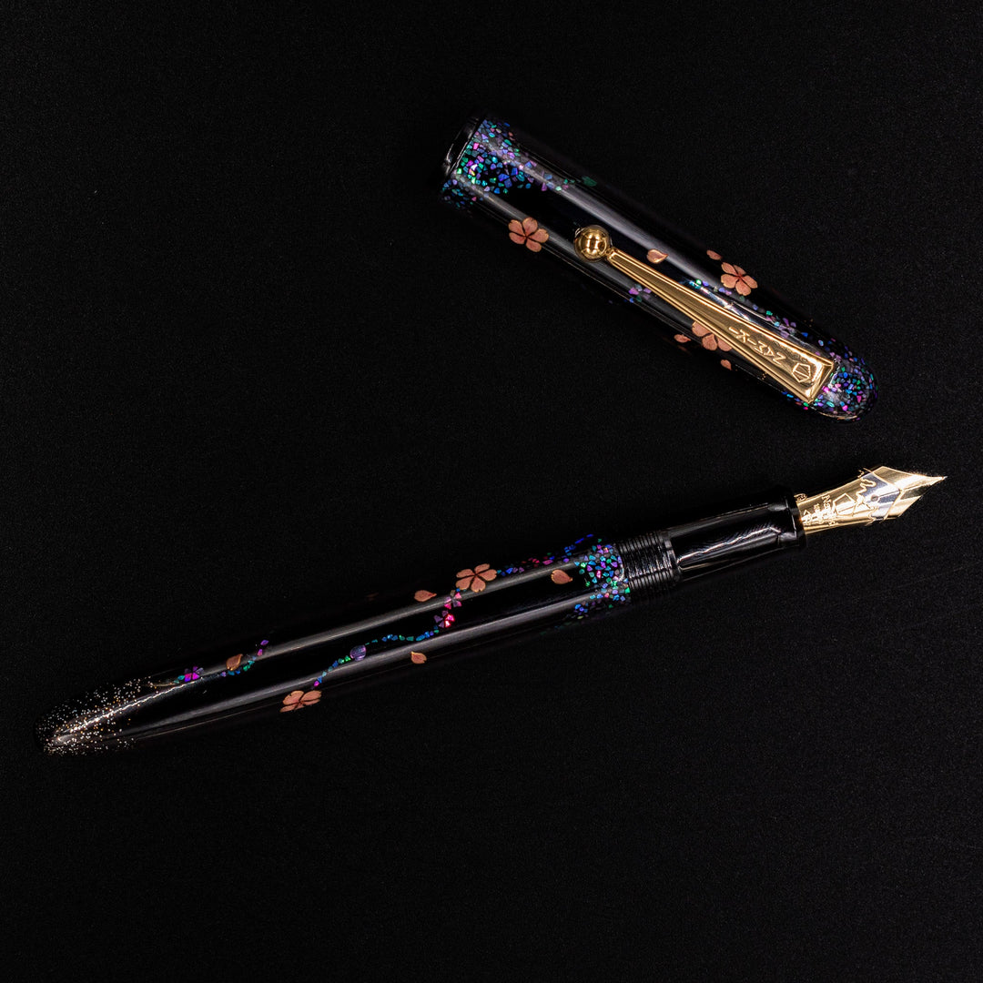 Namiki Yukari Maki-e - Cherry Blossoms at Night Fountain Pen – Truphae