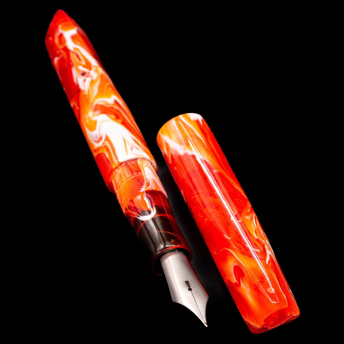 newton for chatterley prospector primary manipulation coral fountain pen bespoke