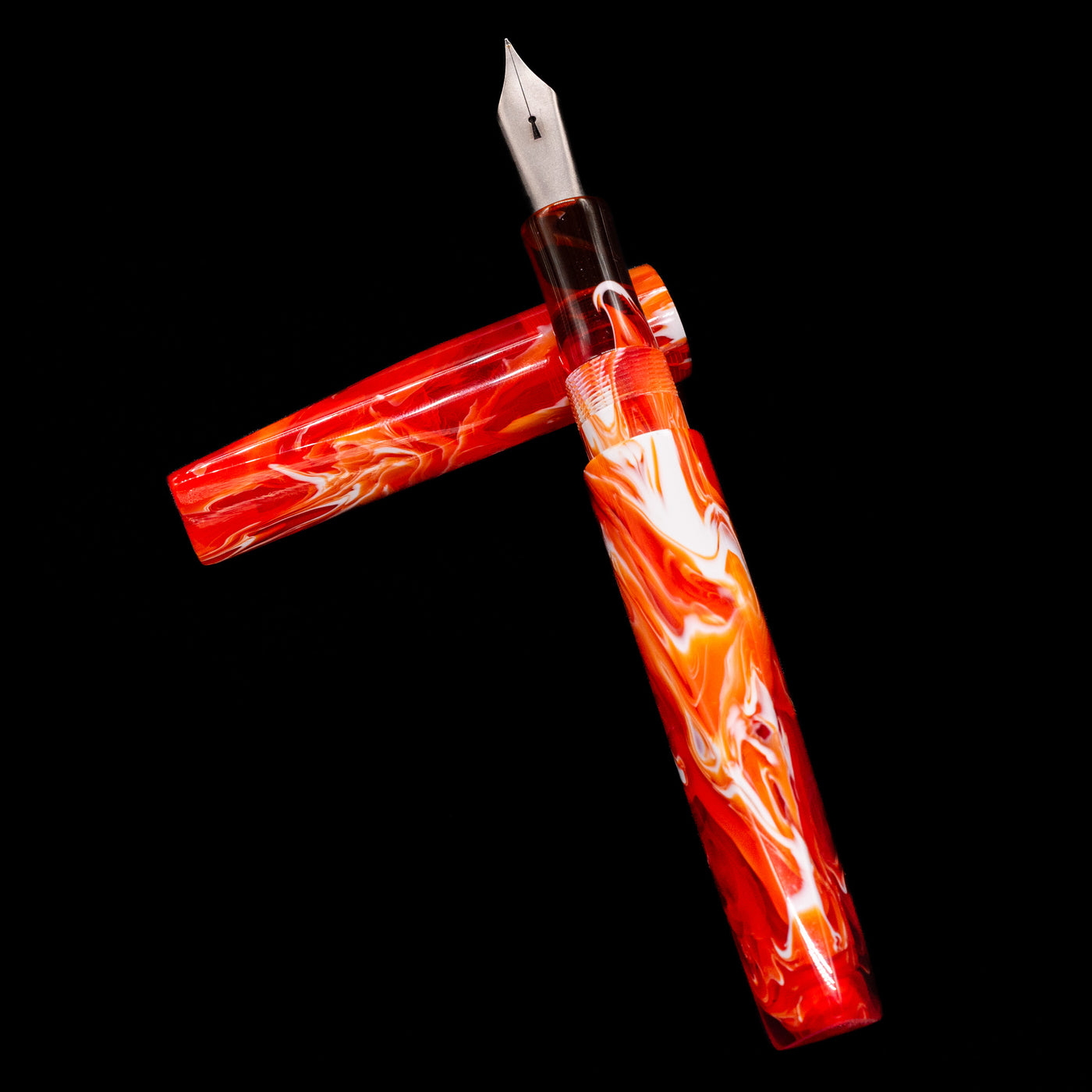 newton for chatterley prospector primary manipulation coral fountain pen orange