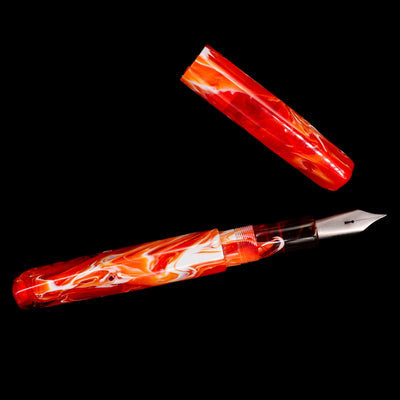 newton for chatterley prospector primary manipulation coral fountain pen rare