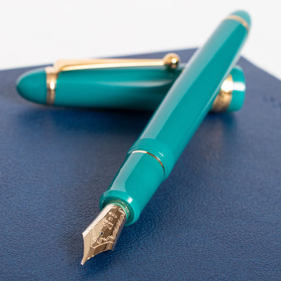 Pilot Custom 743 Verdigris Fountain Pen 14k gold nib