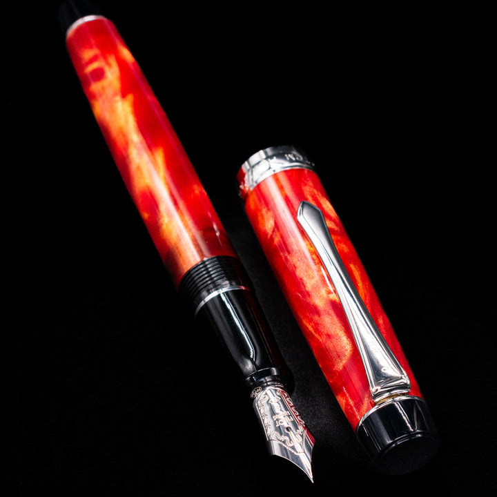 Pilot Custom Heritage SE Orange Marble 14k Fountain Pen – Truphae