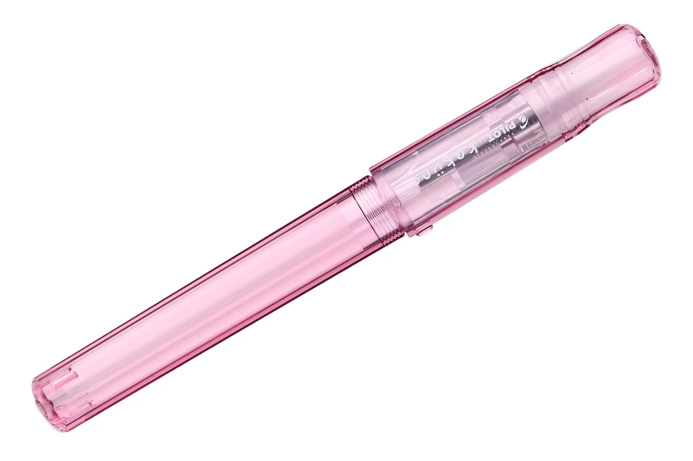 Pilot Kakuno Fountain Pen - Translucent Pink capped