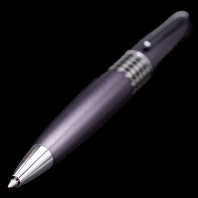 Close-up of the writing tip on the Pilot Metropolitan Pop Ballpoint Pen in Grey