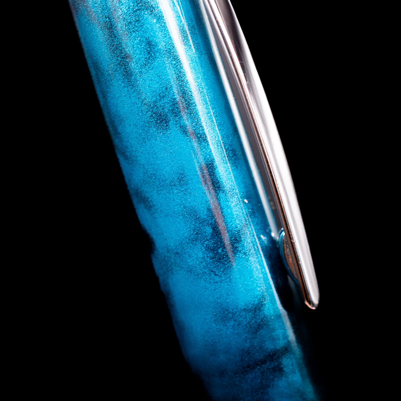 Pilot Vanishing Point 2019 Limited Edition Tropical Turquoise Fountain Pen - Preowned resin colors