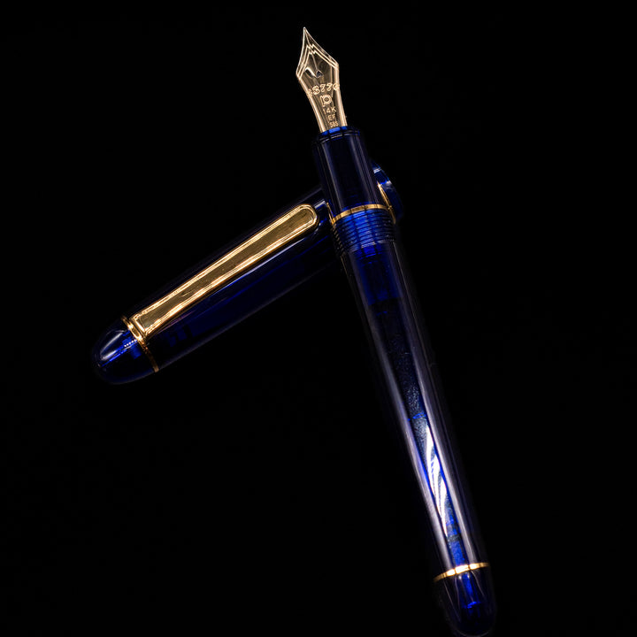 Platinum 3776 Century Fountain Pen - Chartres Blue & Gold – Truphae