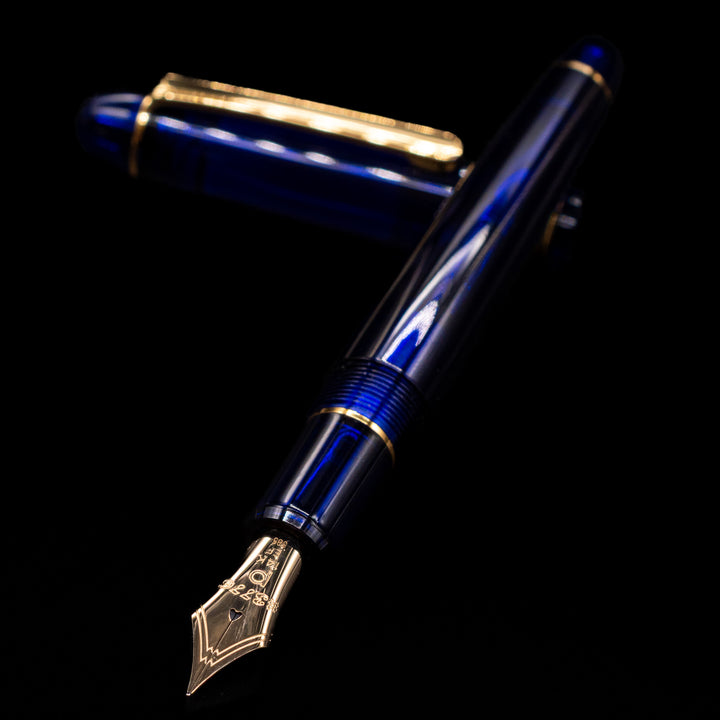 Platinum 3776 Century Fountain Pen - Chartres Blue & Gold – Truphae