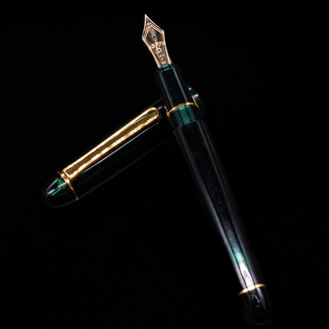 Platinum 3776 Century Fountain Pen - Laurel Green & Gold – Truphae