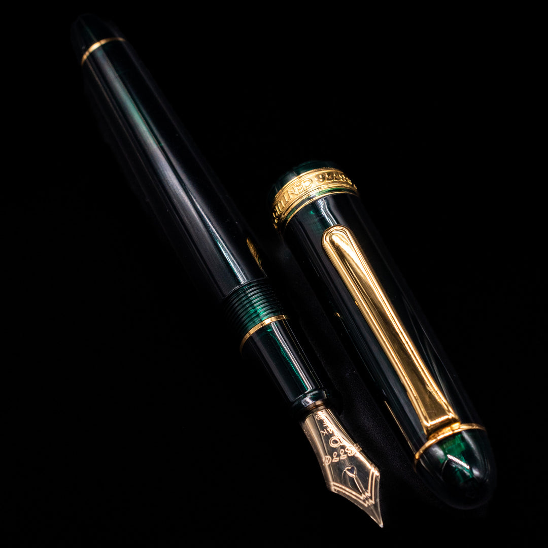 Platinum 3776 Century Fountain Pen - Laurel Green & Gold – Truphae
