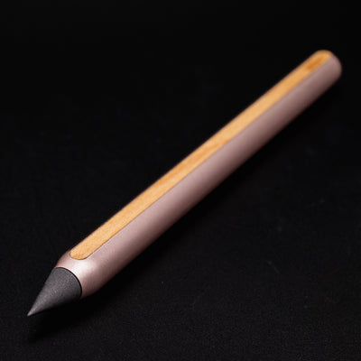 Stilform AEON Pencil Rose Moon Aluminum - closeup of magnetic graphite tip