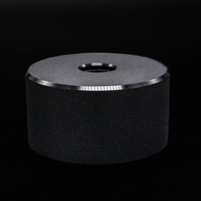 Stilform Magnetic Pen Base Warp Black - closeup side angle view