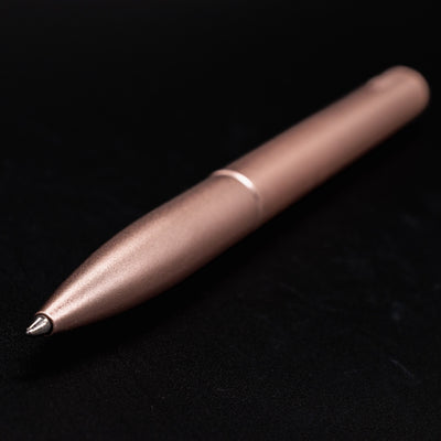 Stilform PEN Ballpoint Pen Rose Moon Aluminum - closeup view of ballpoint tip