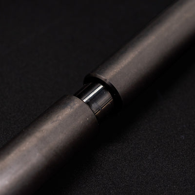 Stilform PEN Ballpoint Pen Titanium DLC - closeup of magnetic snapping mechanism