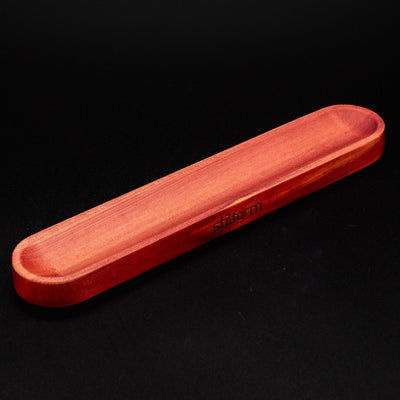 Stilform Wooden Pen Holder Cedar - side angle view