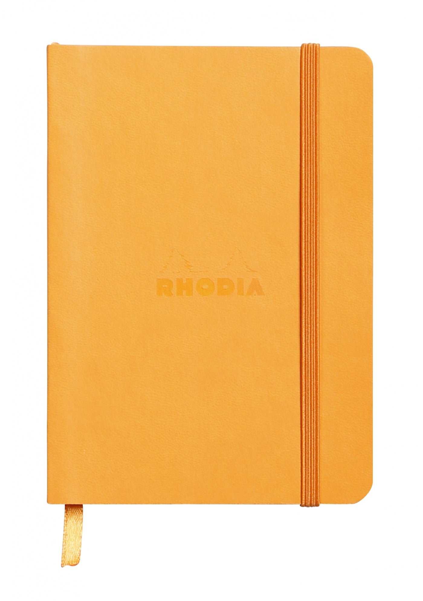 Rhodia Rhodiarama Soft Cover A6 Orange Lined Notebook