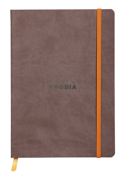 Rhodia Rhodiarama Soft Cover A5 Chocolate Dotted Notebook