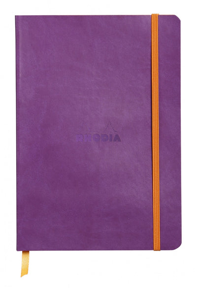 Rhodia Rhodiarama Soft Cover A5 Purple Dotted Notebook