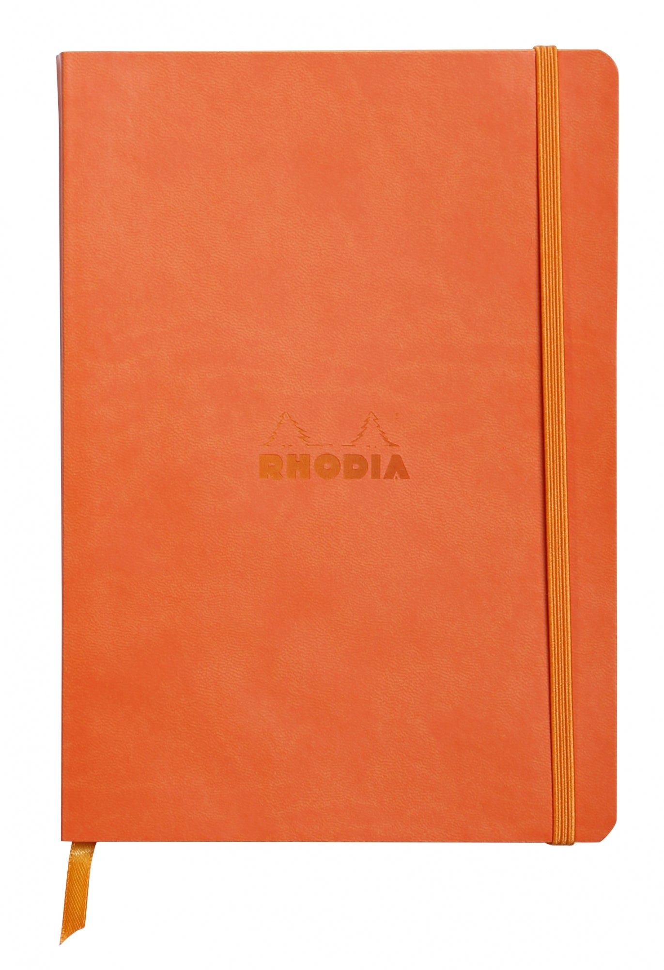 Rhodia Rhodiarama Soft Cover A5 Tangerine Lined Notebook