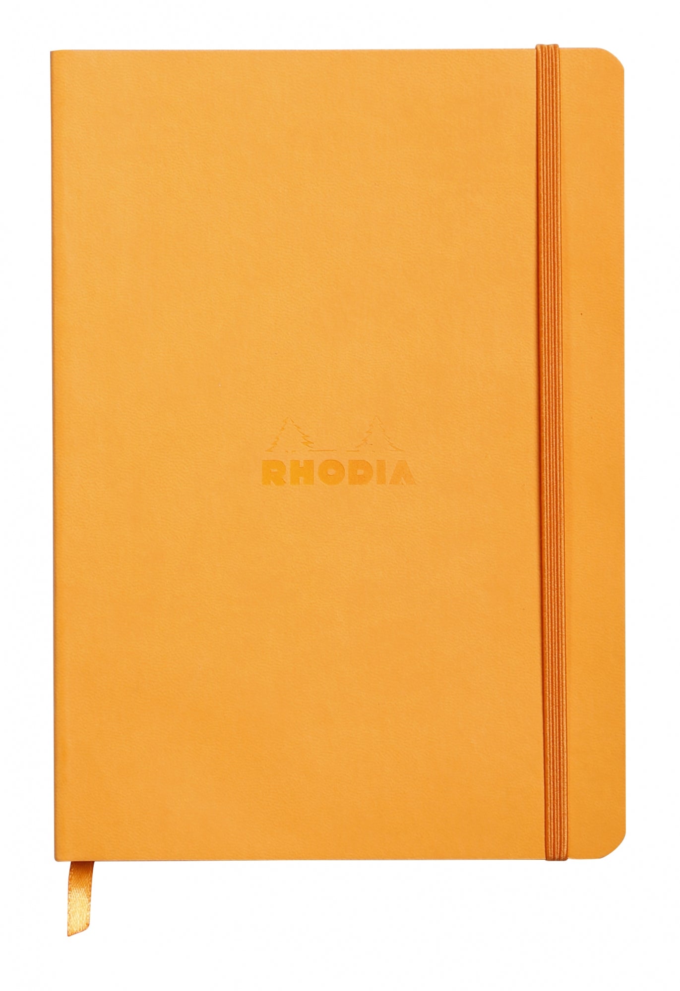 Rhodia Rhodiarama Soft Cover A5 Orange Lined Notebook