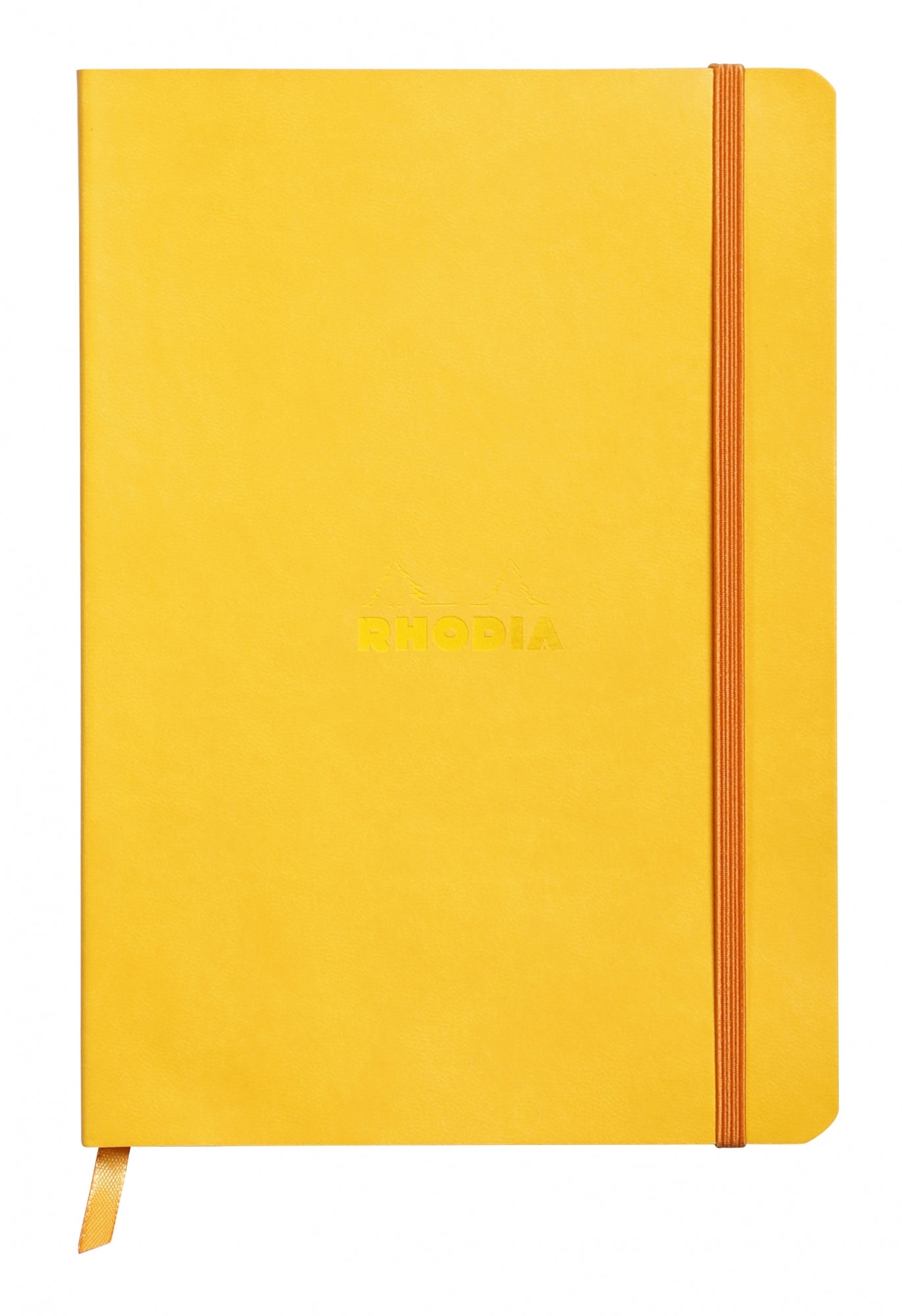 Rhodia Rhodiarama Soft Cover A5 Yellow Lined Notebook