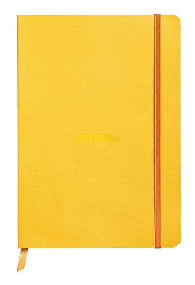 Rhodia Rhodiarama Soft Cover A5 Yellow Dotted Notebook