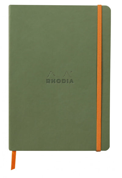Rhodia Rhodiarama Soft Cover A5 Sage Dotted Notebook