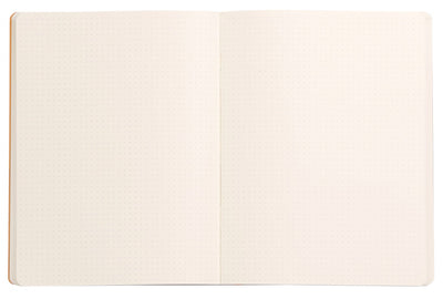 Rhodia Rhodiarama Soft Cover A6 Orange Dotted Notebook Paper