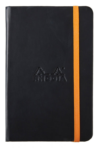 Rhodia Rhodiarama Hard Cover A6 Black Lined Webnotebook