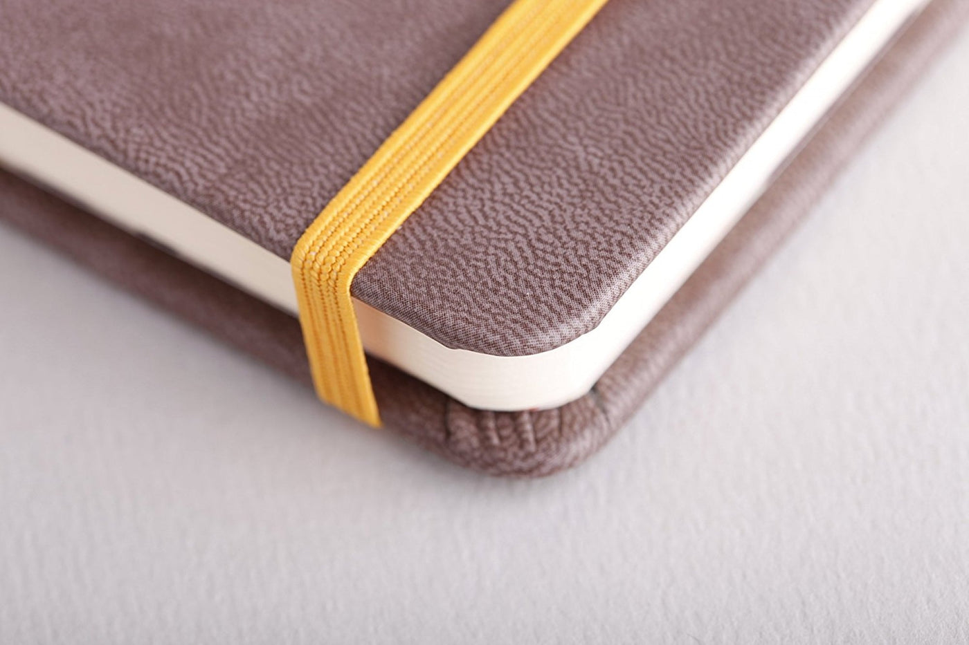 Rhodia Rhodiarama Hard Cover A5 Chocolate Dotted Notebook Elastic Band