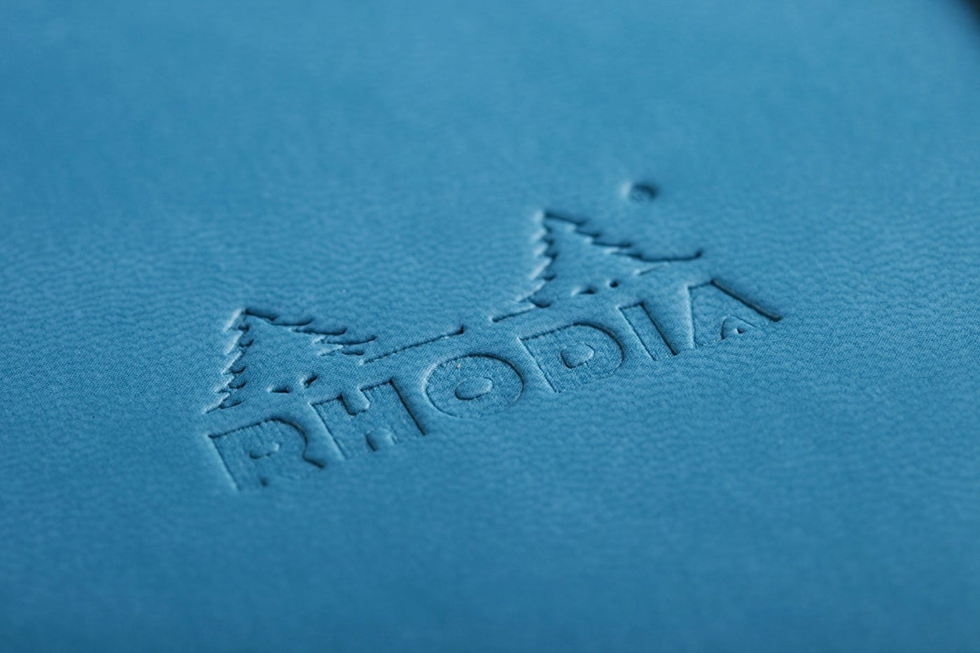 Rhodia Rhodiarama Hard Cover A6 Turquoise Lined Webnotebook Logo