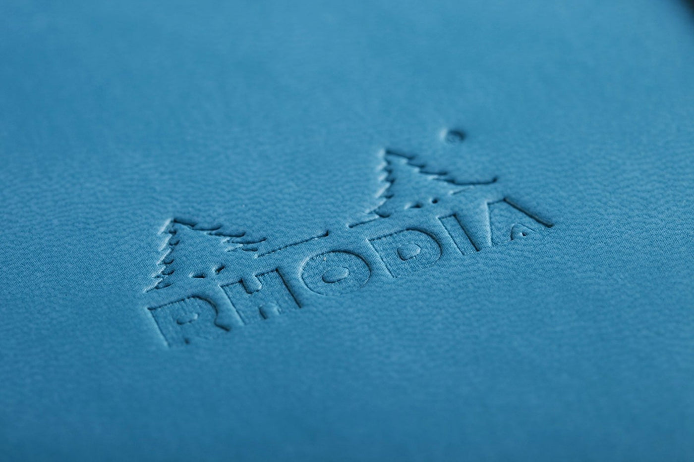 Rhodia Rhodiarama Soft Cover A6 Turquoise Lined Notebook Logo