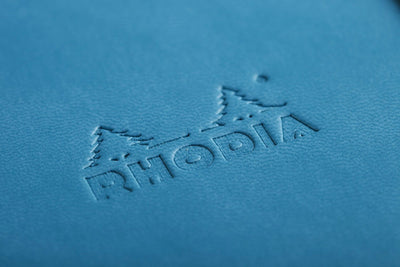 Rhodia Rhodiarama Soft Cover A6 Turquoise Lined Notebook Logo