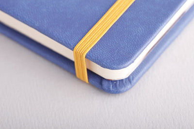 Rhodia Rhodiarama Hard Cover A6 Sapphire Lined Webnotebook Elastic Band