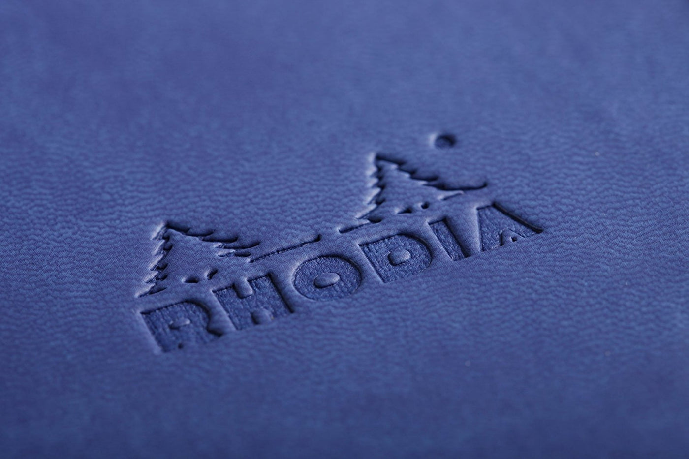 Rhodia Rhodiarama Soft Cover A5 Sapphire Dotted Notebook Logo