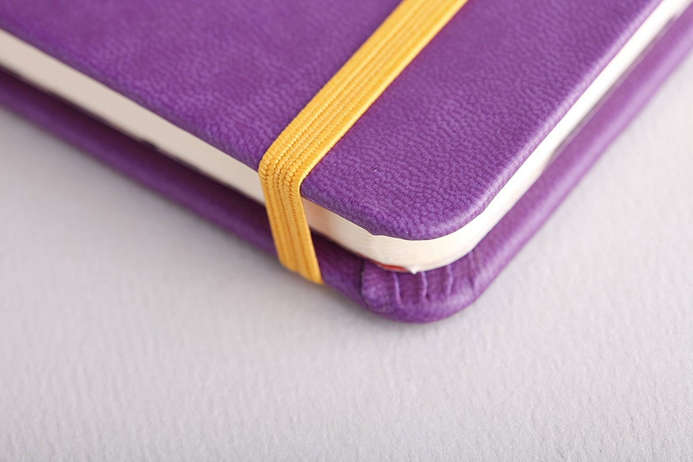 Rhodia Rhodiarama Hard Cover A6 Purple Lined Webnotebook Elastic Band