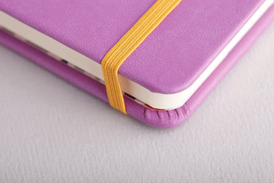 Rhodia Rhodiarama Soft Cover A6 Lilac Dotted Notebook Elastic Band